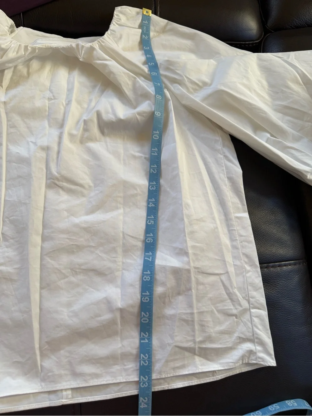 NWT Anthropologie Mare Mare White Cotton Puff Balloon Sleeve Blouse Top XXS/XS